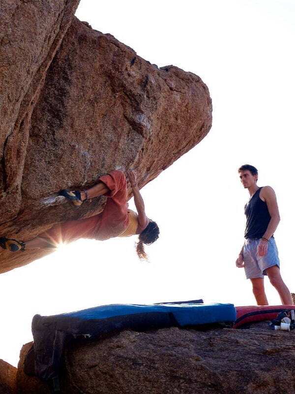 Rock climbing